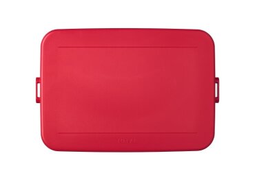 deksel (bento) lunchbox tab large / flat / xl - nordic red