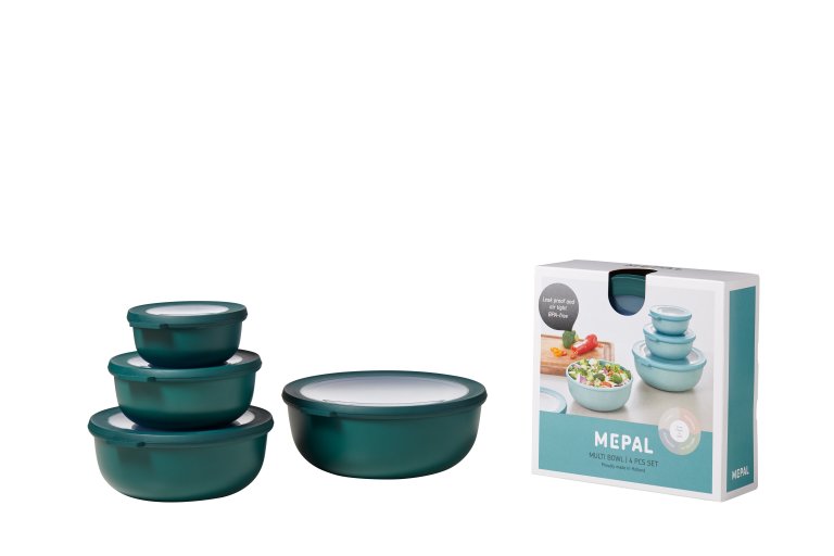 Mepal Set Multischüssel Frischhaltedosen Cirqula 4-teilig  hoch Jubiläums-Set