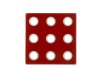 Untersetzer Domino - Luna Rot