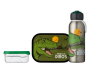 promo-set campus mit thermoflasche (thermo+lb+fb) - dino