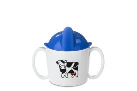 Lerntasse - Bauernhof blau