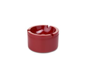 Aschenbecher mit Deckel - Luna Rot