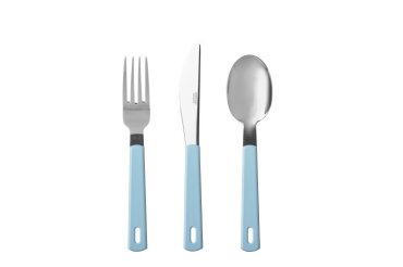 Besteckset 3-teilig - Retro Blue