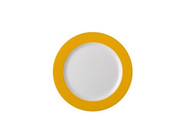frühstücksteller wave 230 mm - yellow