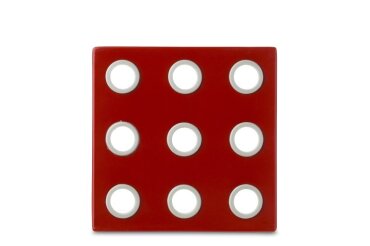 Untersetzer Domino - Luna Rot