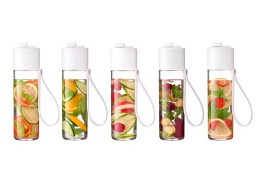 Trinkflasche JustWater 500 ml - Weiß