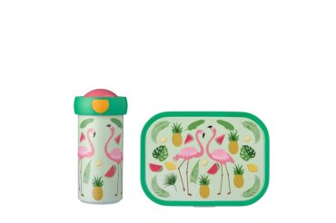 lunchset campus (vb+bd) - tropical flamingo