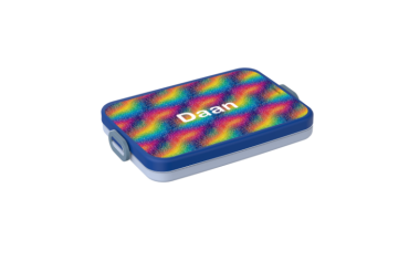 Entwirf deine eigene Lunchbox Take a Break flat - Regenbogen
