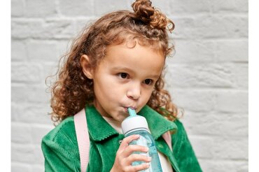 wasserflasche flip-up campus 500 ml - green