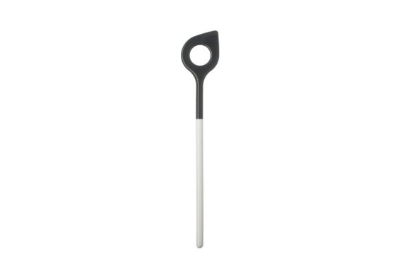 Spitzlöffel mit Loch Optima - Weiß