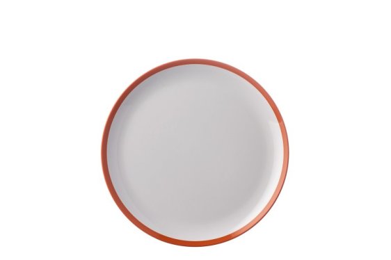 Frühstücksteller Flow 230 mm - Terra Orange
