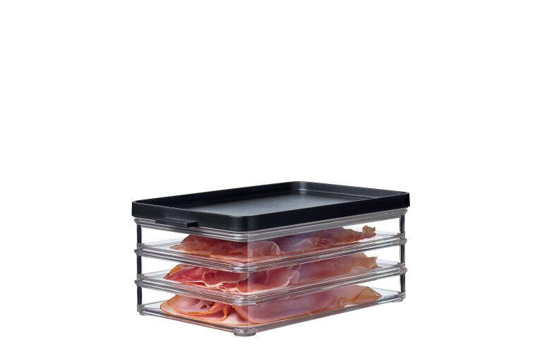 Nordic Black Meats Cheeses Offcuts Mepal Omnia 1 Layer Meat Storage Box 