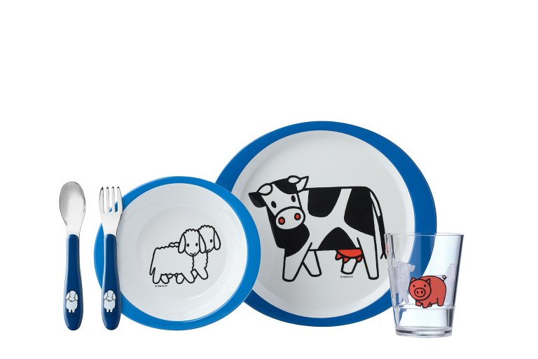 set-children-s-dinnerware-5-pcs-farm