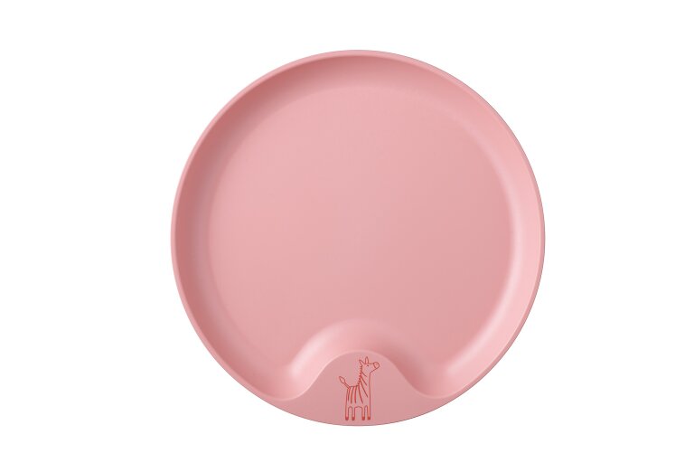 children-s-plate-mio-deep-pink