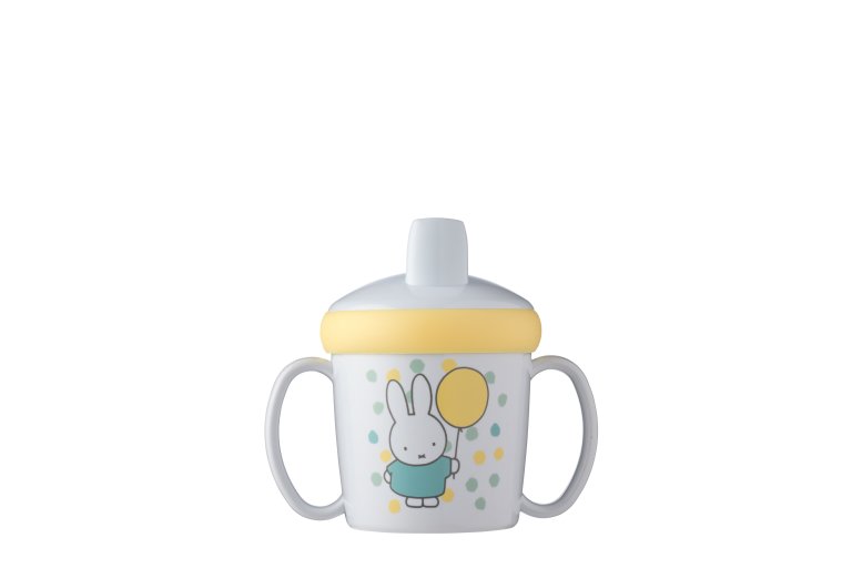 oase room Verbeelding Non drip trainer mug 200 ml - Miffy confetti | Mepal