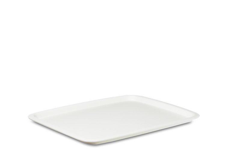 Serving Tray Rectangular White Mepal