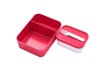 set content bento lunch box take a break large - nordic red
