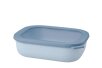 Multi bowl Cirqula rectangular 2000 ml - Nordic blue