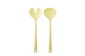 Salad Server Set Synthesis - Retro Yellow