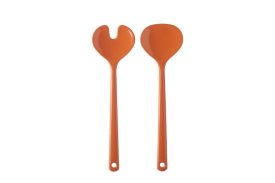 Salad Server Set Synthesis - Terra Orange