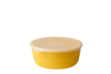 serving bowl with lid volumia 1.0 l - yellow