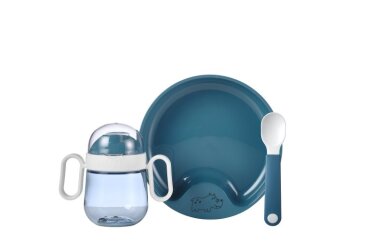 Mepal Mio convient au micro-ondes bol enfant petit bol pour bébé convient au lave-vaisselle deep blue coupelle bébé 