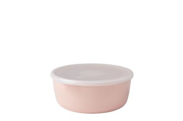 serving bowl with lid volumia 1.0 l - nordic blush