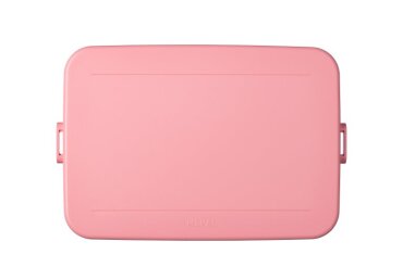 lid (bento) lunch box tab large / flat / xl - nordic pink