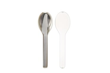 Cutlery 3 piece Ellipse - white