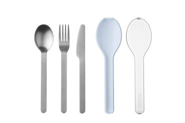 set cutlery ellipse 3 pcs - Nordic blue