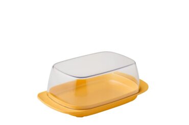 butter dish - yellow
