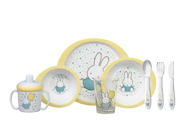 Children plate - Miffy confetti