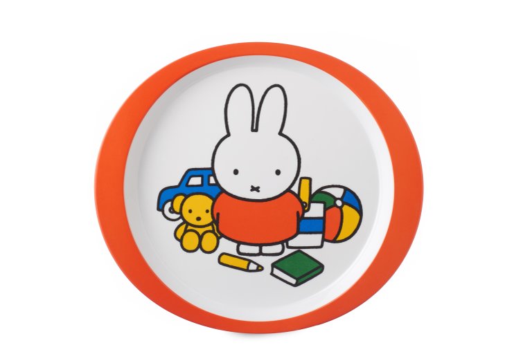 assiette-enfant-miffy-joue