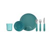 set children's dinnerware Mepal Mio 6 pcs - deep turquoise