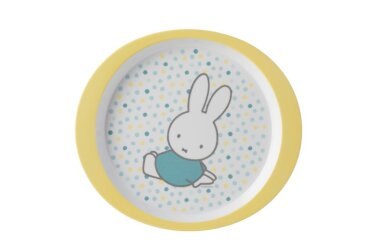 assiette plate - miffy confetti