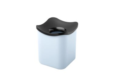 poubelle de table cube - nordic blue