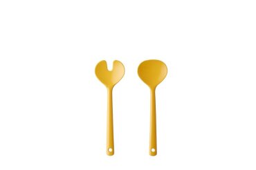 couverts à salade synthesis 2 pcs pm - yellow