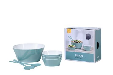 set anniversaire salade conix 6 pièces - nordic green