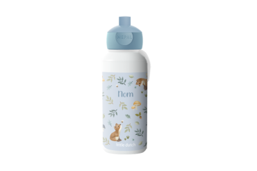 Personnalise ta propre gourde pop-up Campus - Forest Friends