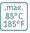Max 85°C