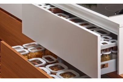 De ideale voorraadkast en keukenlades