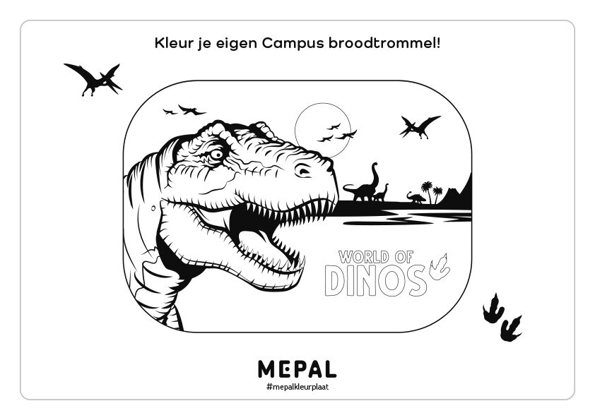 Kleurplaten Downloaden Creeer Je Eigen Broodtrommel Mepal