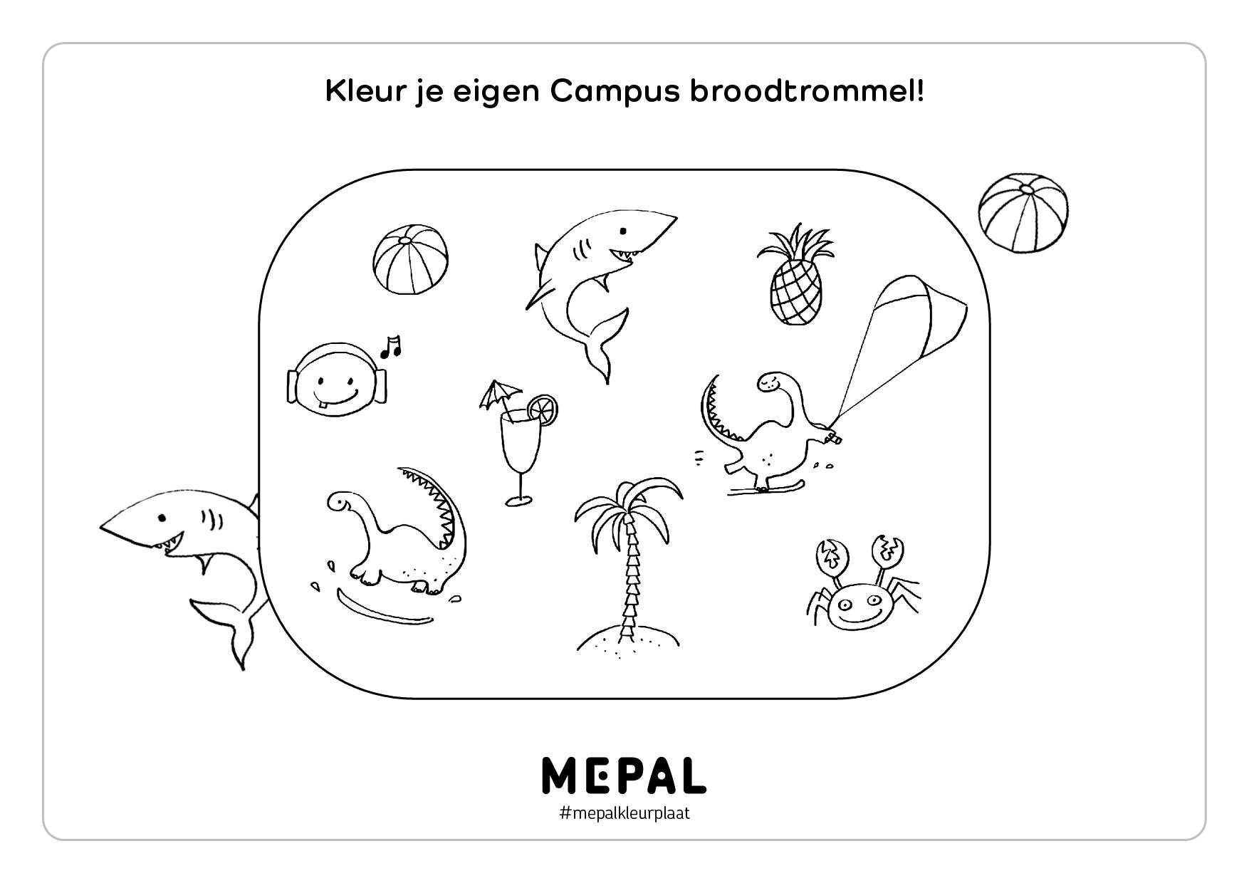 Kleurwedstrijd Creeer Je Eigen Broodtrommel Mepal