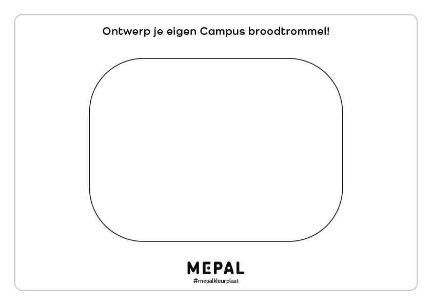 Kleurplaten Downloaden Creeer Je Eigen Broodtrommel Mepal