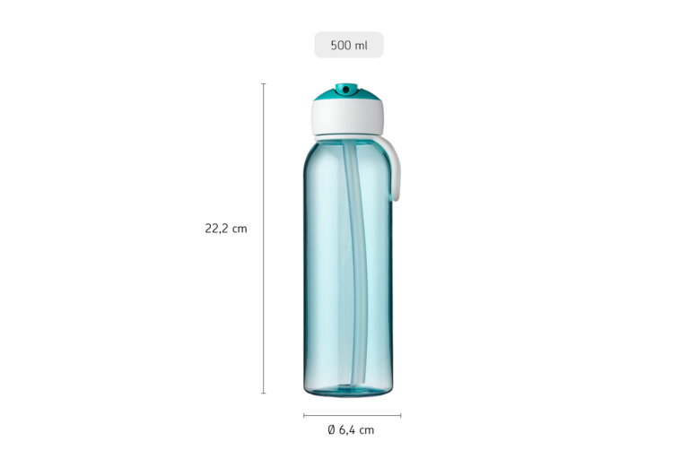 waterfles-flip-up-campus-500-ml-rood