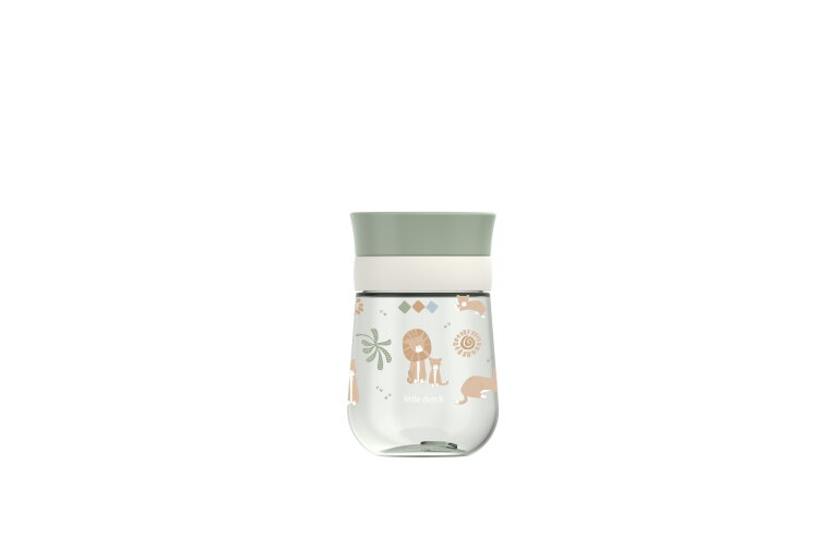 Mepal Mio 360° drinkbeker Little Dutch - 300 ml - Makkelijk vast te houden - Kinderservies - Safari Friends