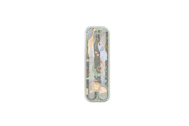 Mepal Mio Babylepel Little Dutch - Set van 2 - Lange steel - Kinderservies - Safari Friends