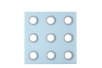 Onderzetter Domino - nordic blue