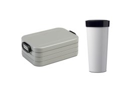 Lunchbox Take a Break met beker - Silver