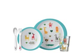 set kinderservies 5-delig - animal friends